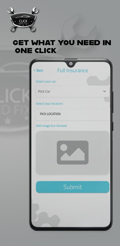 Click And Fix, Order Screen